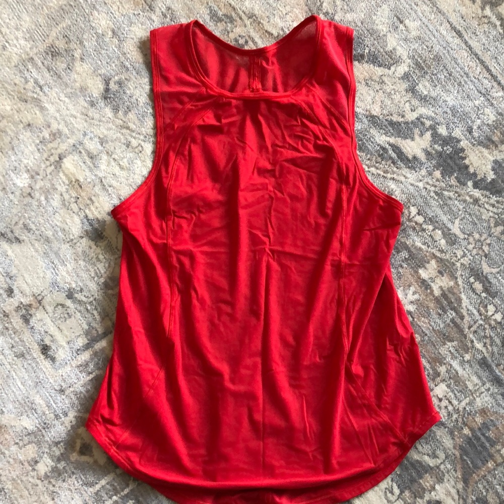 Lululemon First Release Sculpt Tank Top True Red 4